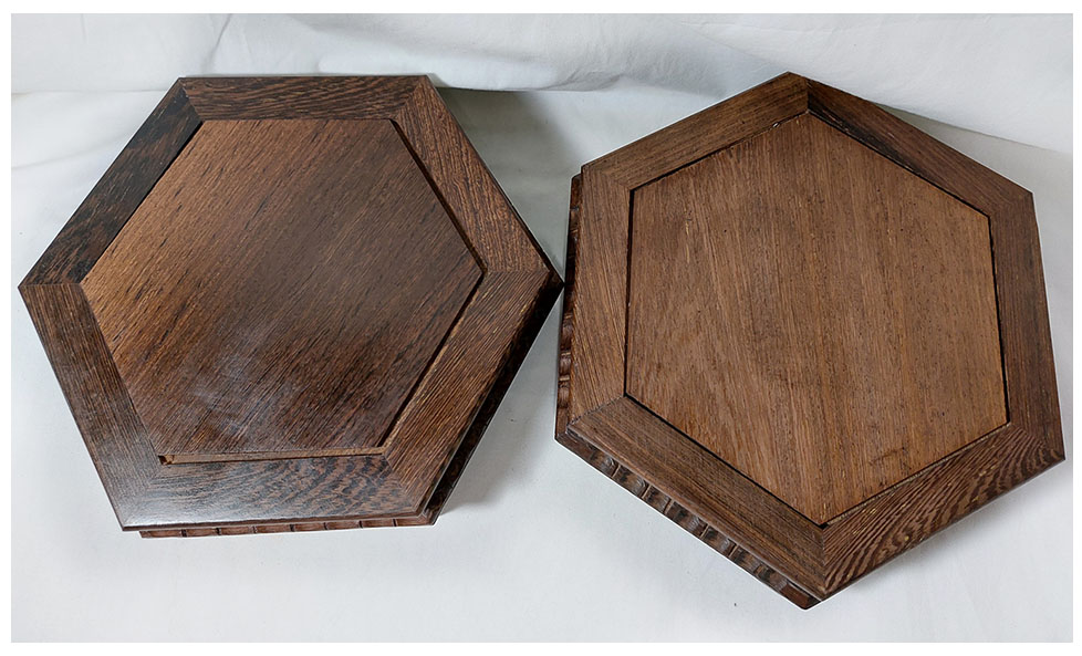 กี๋หรือฐานทรงหกเหลี่ยม20x23cm ตัวละ