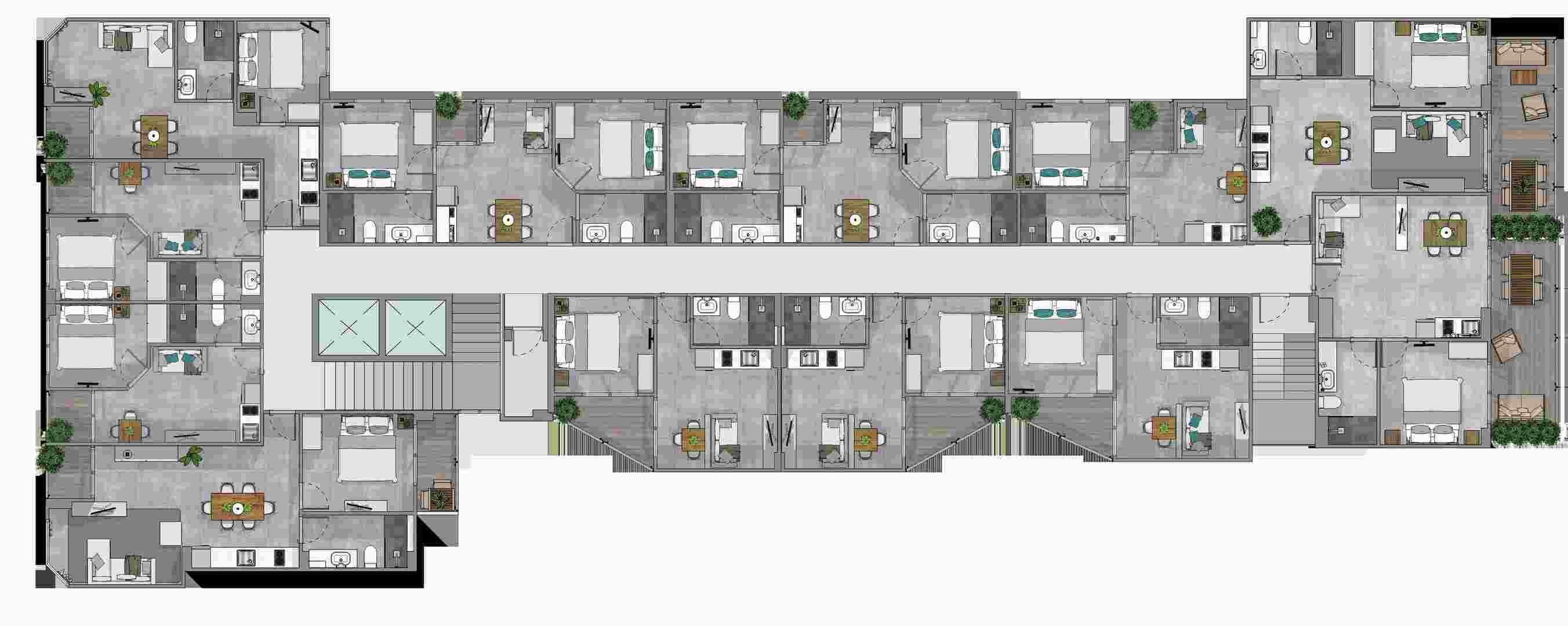 For Rent : Condo in Chalong area Tower II, 1 Bedroom 1 Bathroom, 4th flr.