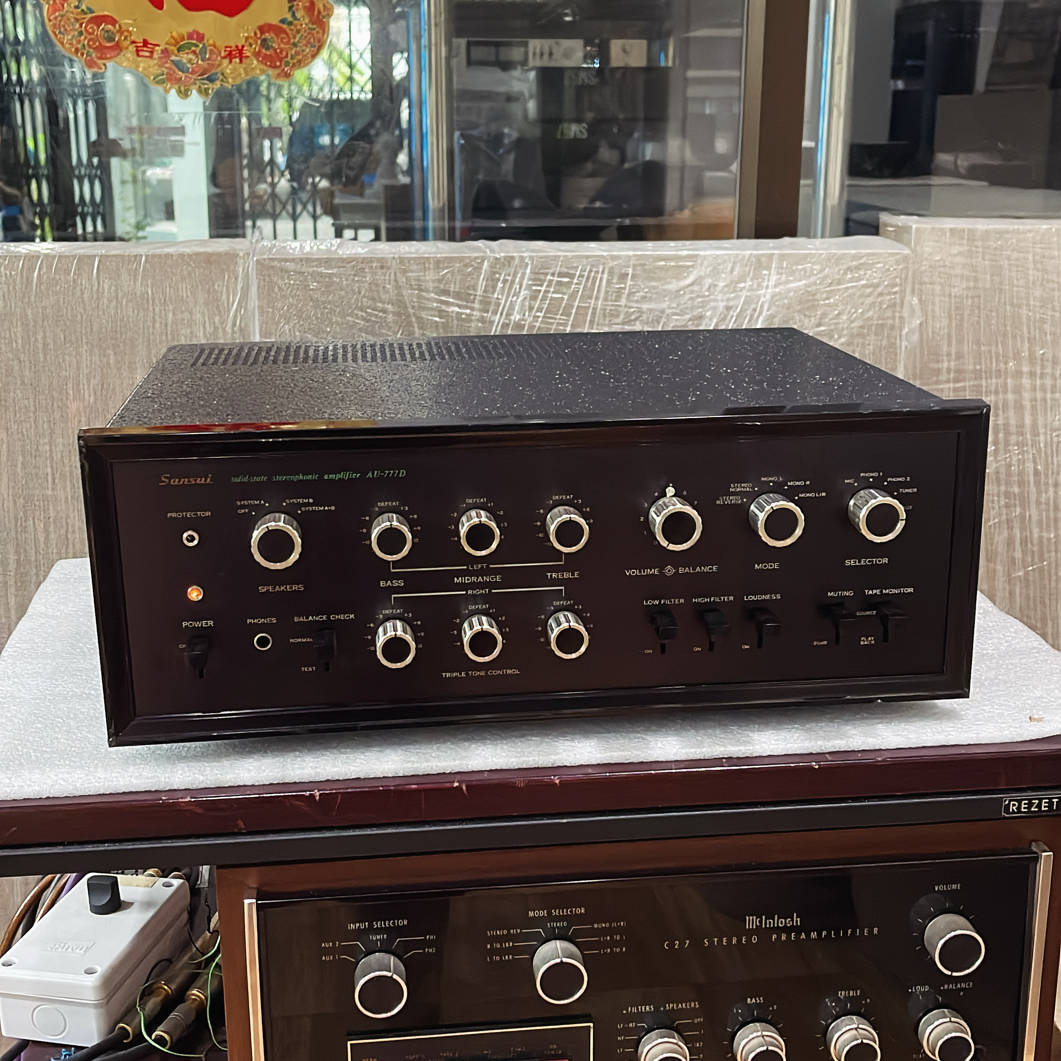 ฝากขาย Integrated Amp ยี่ห้อ Sansui รุ่น AU-777D (Made in Japan)