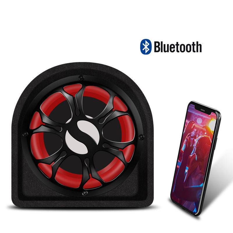 BAIMAO 6 5นิ้ว12V 220V รถเสียง Hifi แบบพกพา200W Bluetooth ซับวูฟเฟอร์