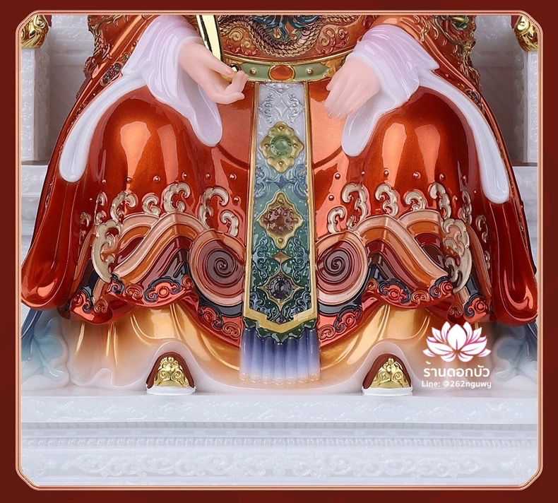 หม่าโจ้ว ม่าจ้อโป๋ เทียนส่งเซ่งโบ้ เทียนโหวเซี่ยบ้อ งานหินอ่อนคุณภาพสูง ขนาด 12/16/19 นิ้ว