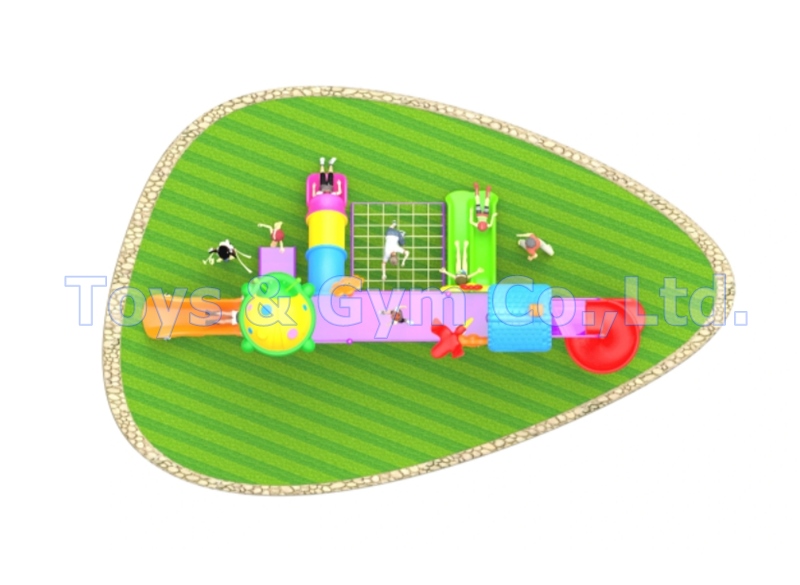 เครื่องเล่นสนามกลางแจ้ง ชุดบ้านการ์ตูน Cartoon House Series