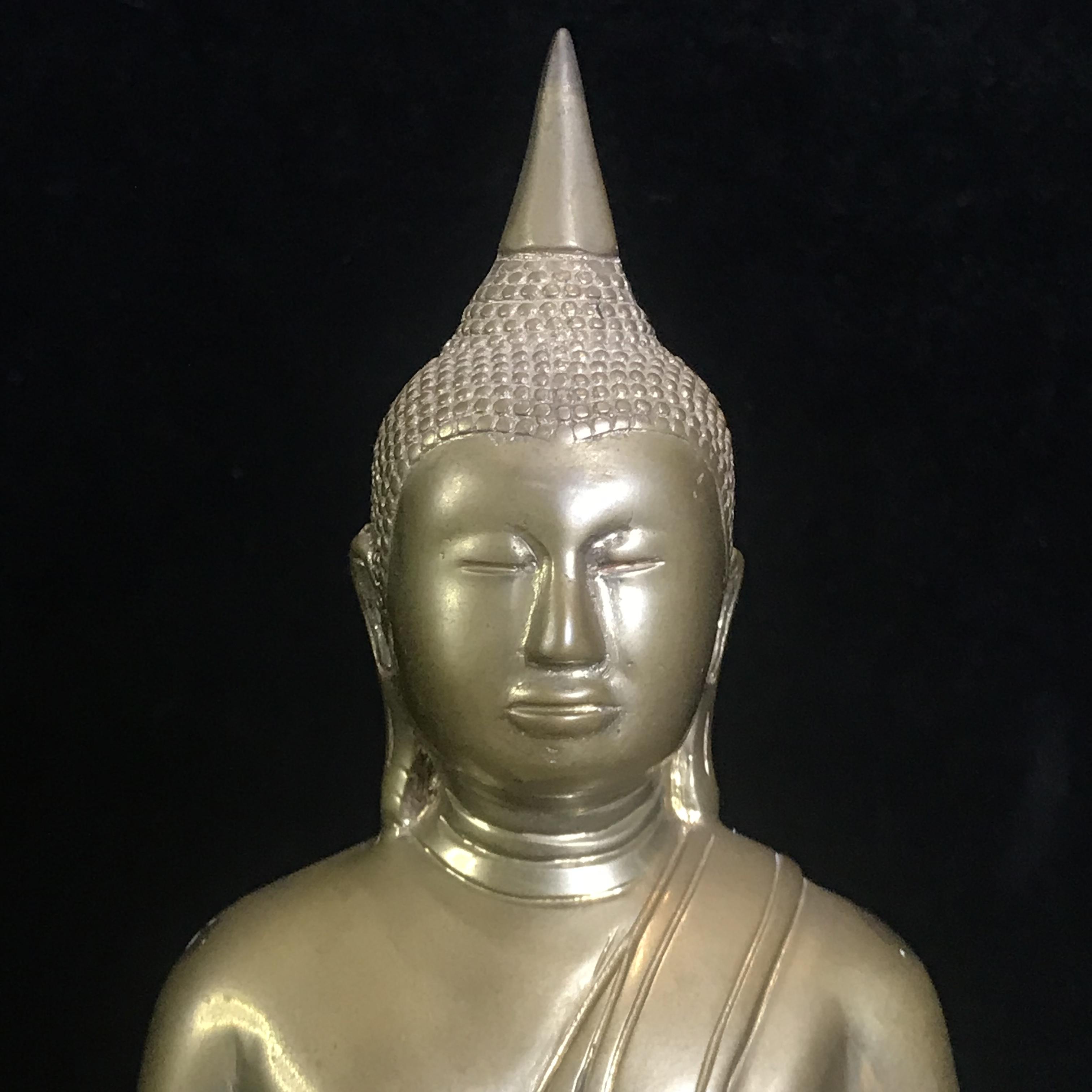 พระบูชาพระพุทธโสธร ภปร. รุ่นย้อนยุค ปี2539 กาญจนาภิเษกครองราชสมบัติครบ 50ปี หน้าตัก 5นิ้ว หมายเลข02058