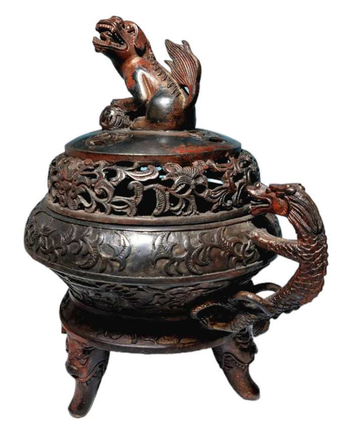 เตากำยาน กระถางธูป ของแต่งบ้านสไตล์จีน--BPT2957--