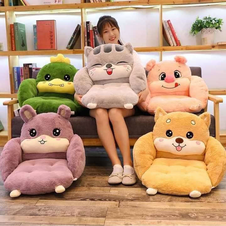 เบาะนั่งนุ่มๆ การ์ตูนน่ารัก
