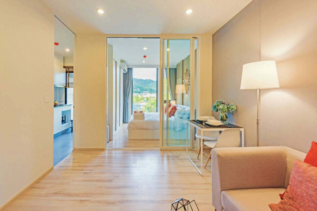 Road Bypass:For rent Condo New Modern style 1 bed room on the by pass road Phuket