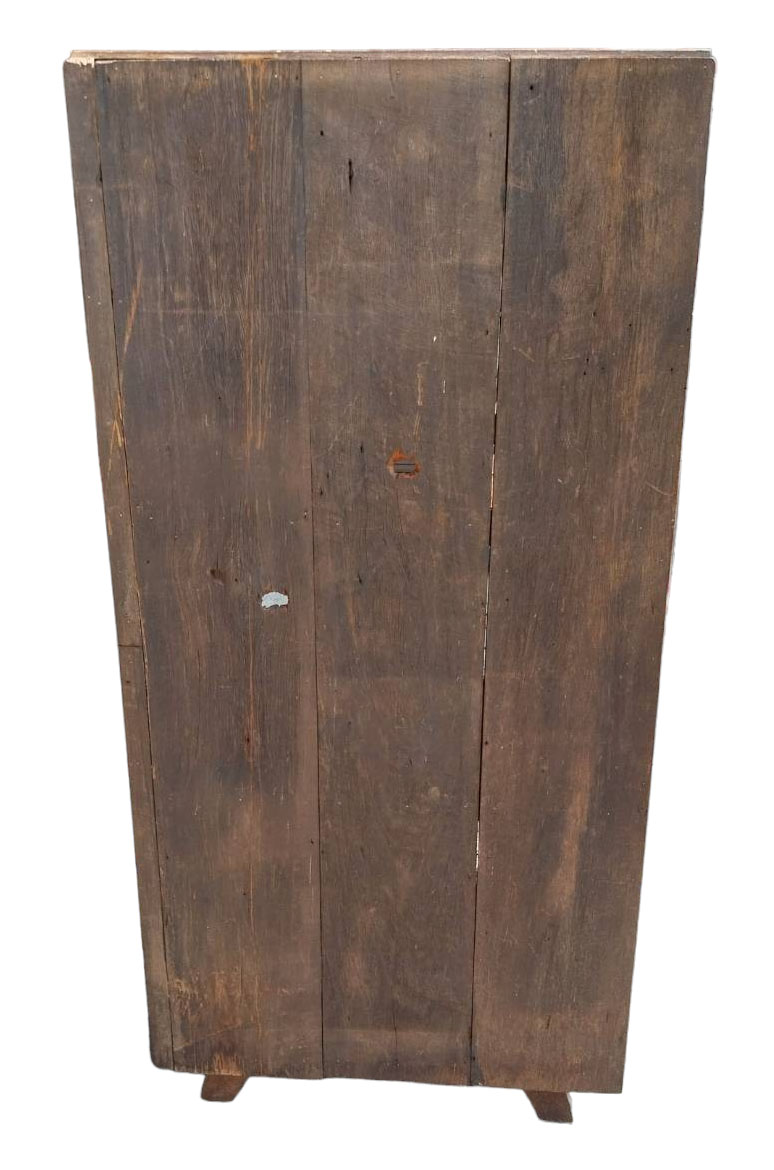 ตู้โชว์มือสอง(ชั้นบนกระจกเลื่อนพับเก็บ)ตำหนิตามรูป รับเอง