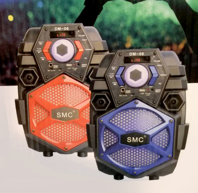 ตู้ลำโพง SMC ลำโพงบลูทูธพกพา 15W รุ่น DM06