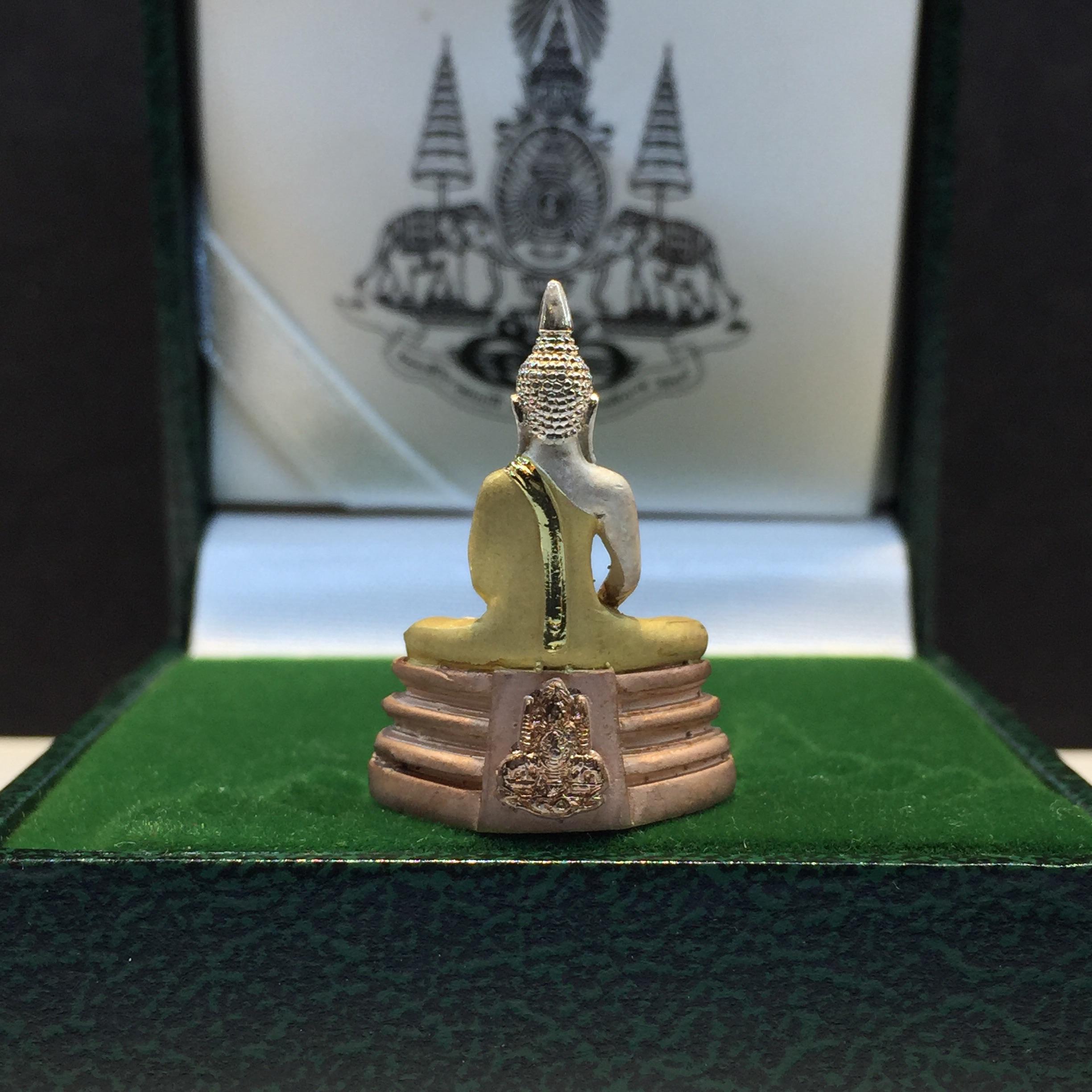 พระกริ่งพระพุทธโสธร ภ.ป.ร.ย้อนยุค เนื้อเงิน3Kบริสุทธิ์ 99% ปี2539