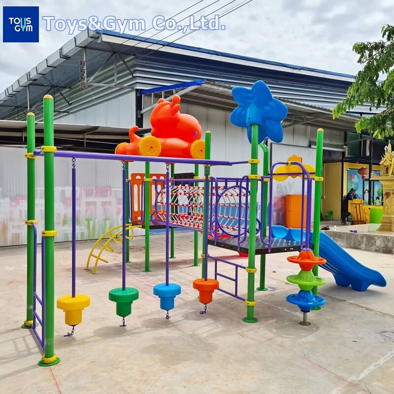 MiT-โรงงานผลิต เครื่องเล่นสนามกลางแจ้ง ชุดฮิปโปโปเตมัส