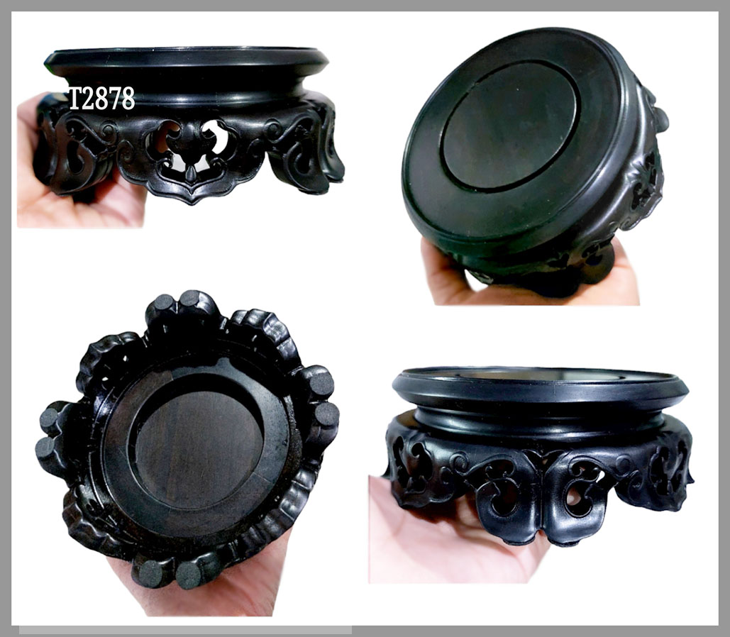 กี๋หรือฐานไม้สไตล์จีน ท๊อป11cm