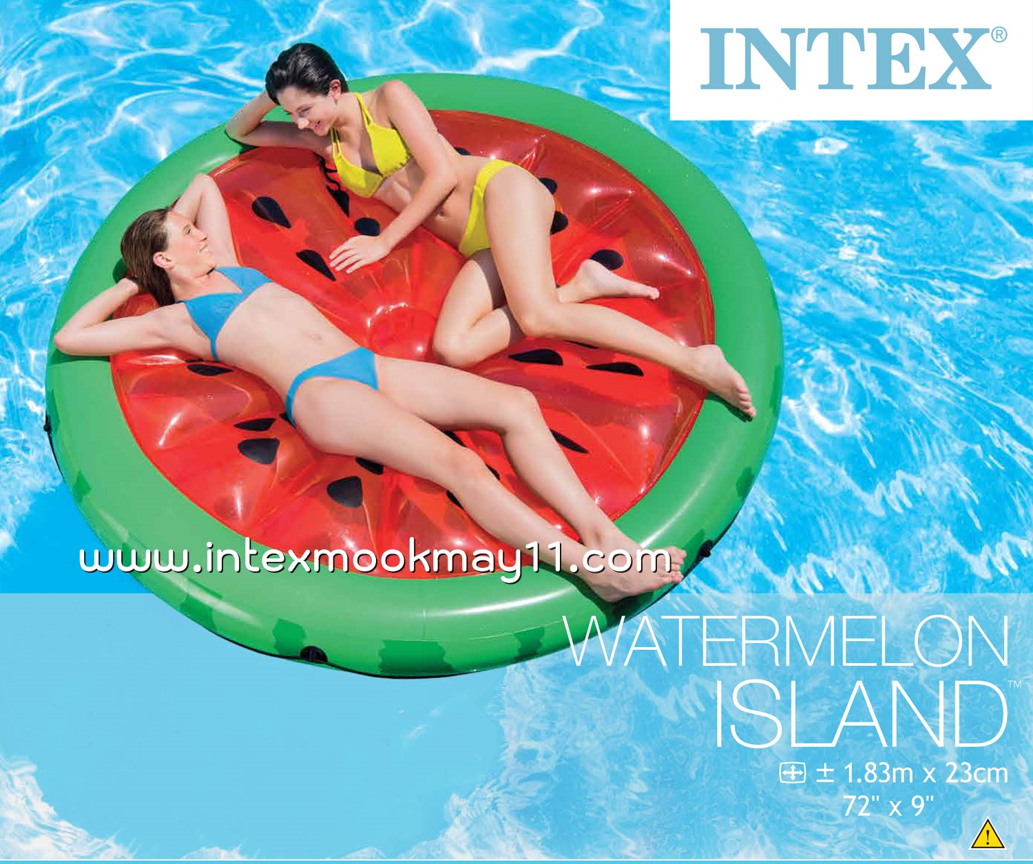 Intex 56283 Watermelon Island แพยางเป่าลมแฟนซี ลายแตงโม