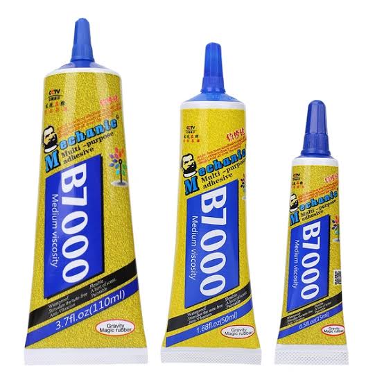กาวติดหน้าจอโทรศัพท์ b7000 เนื้อกาวสีใส
