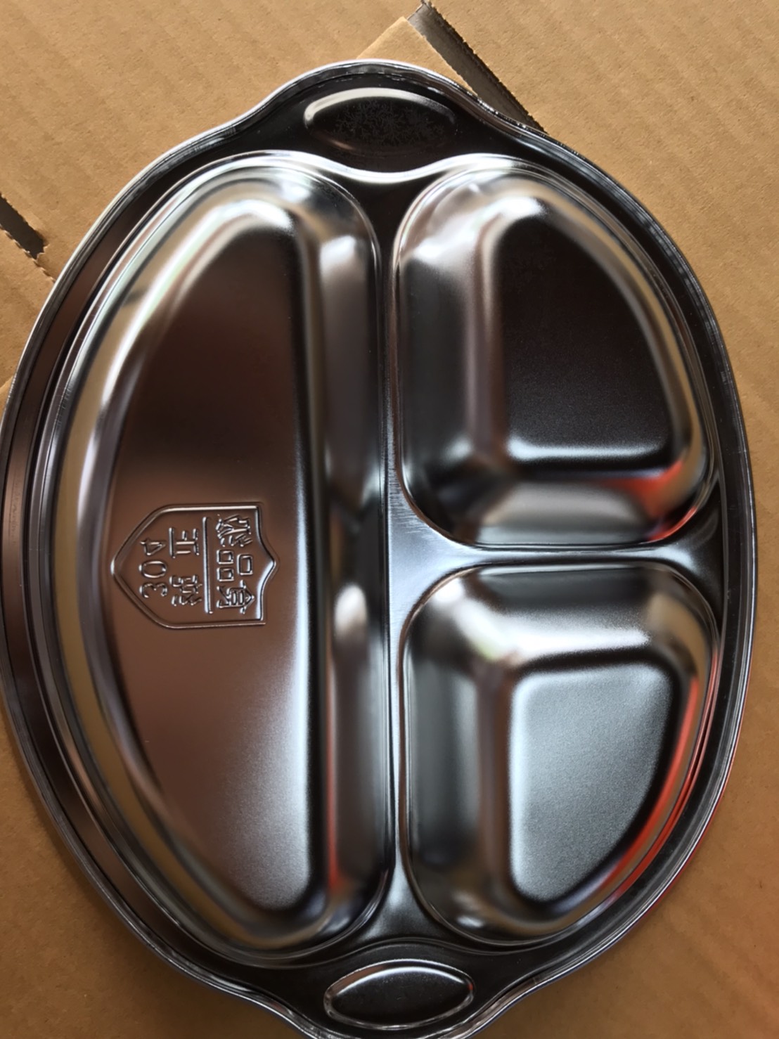 ถาดหลุมใส่อาหาร รูปการ์ตูน