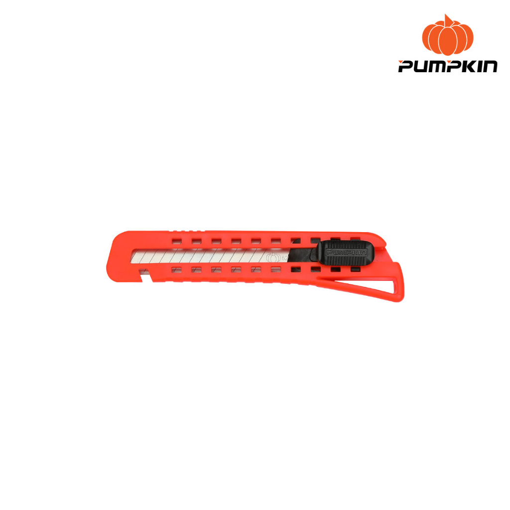 Pumpkin 13211 มีดคัตเตอร์ใหญ่สปริง S-101XT ใบ SK-4 คัตเตอร์ มีดคัตเตอร์ ฟักทอง มีด ใบมีดคัตเตอร์ ใบคัตเตอร์ R-105L ใบมีด