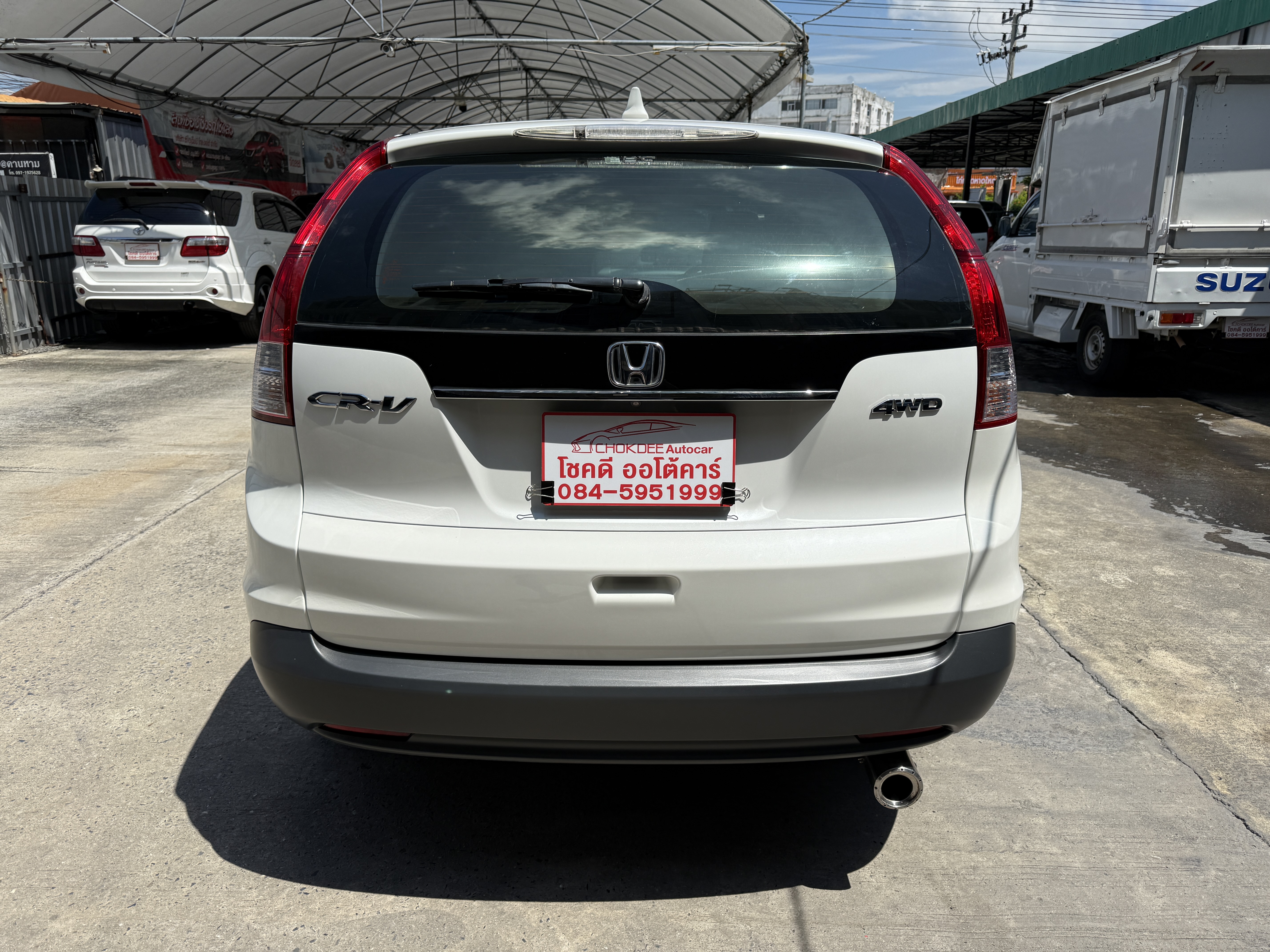 Honda CRV 2.0 E 4WD At 2013 ขาวมุก