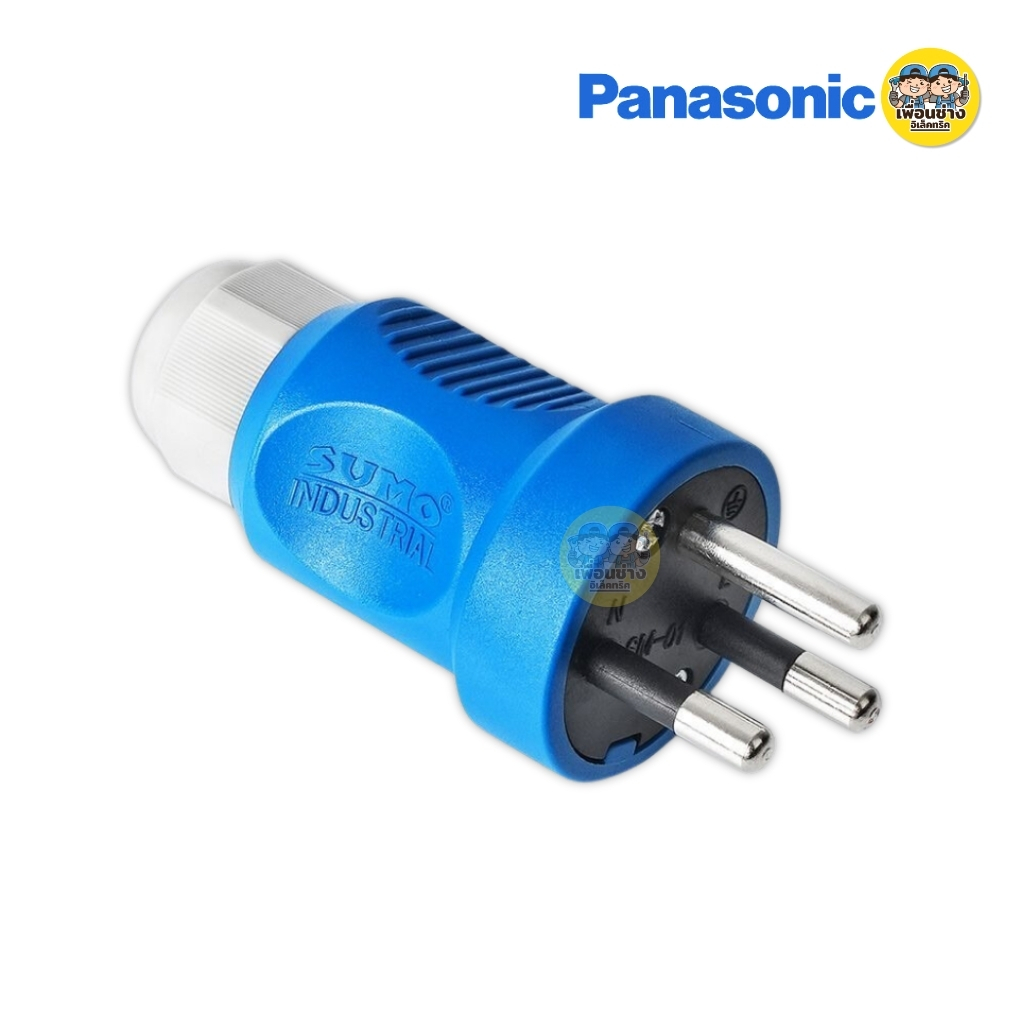 **ทำสาย 3x2.5** JPS บล็อกยาง 4x4 mini พร้อมเบรกเกอร์ 20A ปลั๊กกราวด์คู่ Panasonic หัวปลั๊ก 3 ขา Sumo สายไฟ VCT 3x2.5 ยาว 5ม. 10ม. 15ม. 20ม. 25ม. รองรับ 4000W ปลั๊กไฟ ปลั๊กพ่วง