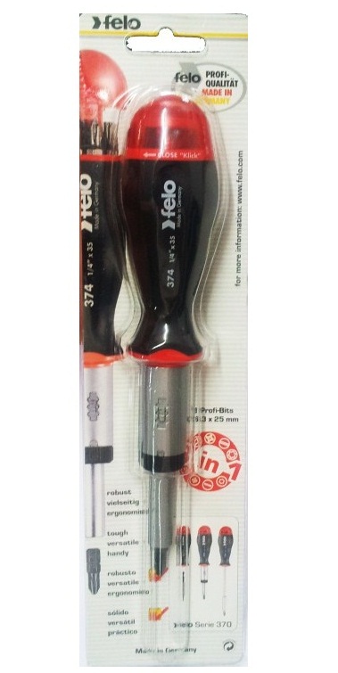 ไขควง 8-in-1 ด้าม(ฟรี)กรอกแกรก ซ้าย-ขวา No. 52223 : FELO