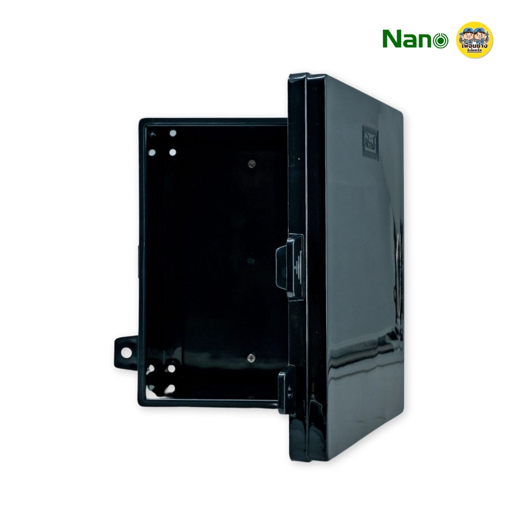 NANO ตู้กันน้ำ ตู้พลาสติก 11W 22W ฝาทึบ ฝาใส สีขาว สีดำ ตู้ไฟ กันฝน นาโน
