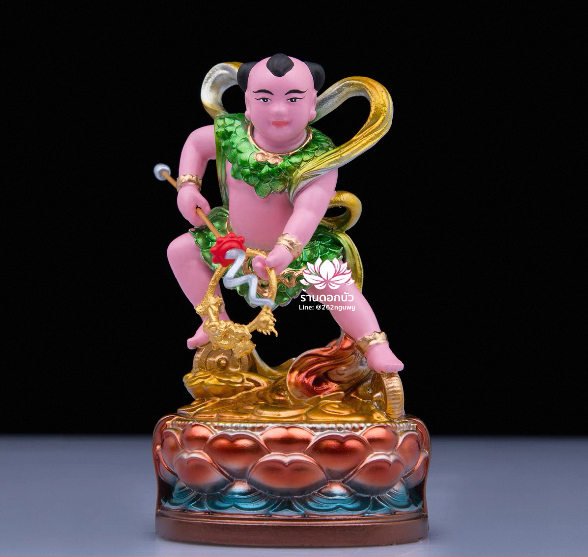 องค์พระขนาดเล็ก สำหรับบูชาหรือวางหน้ารถ งานเรซิ่น ขนาด 4 นิ้ว เช่าบูชา Line: @262nguwy