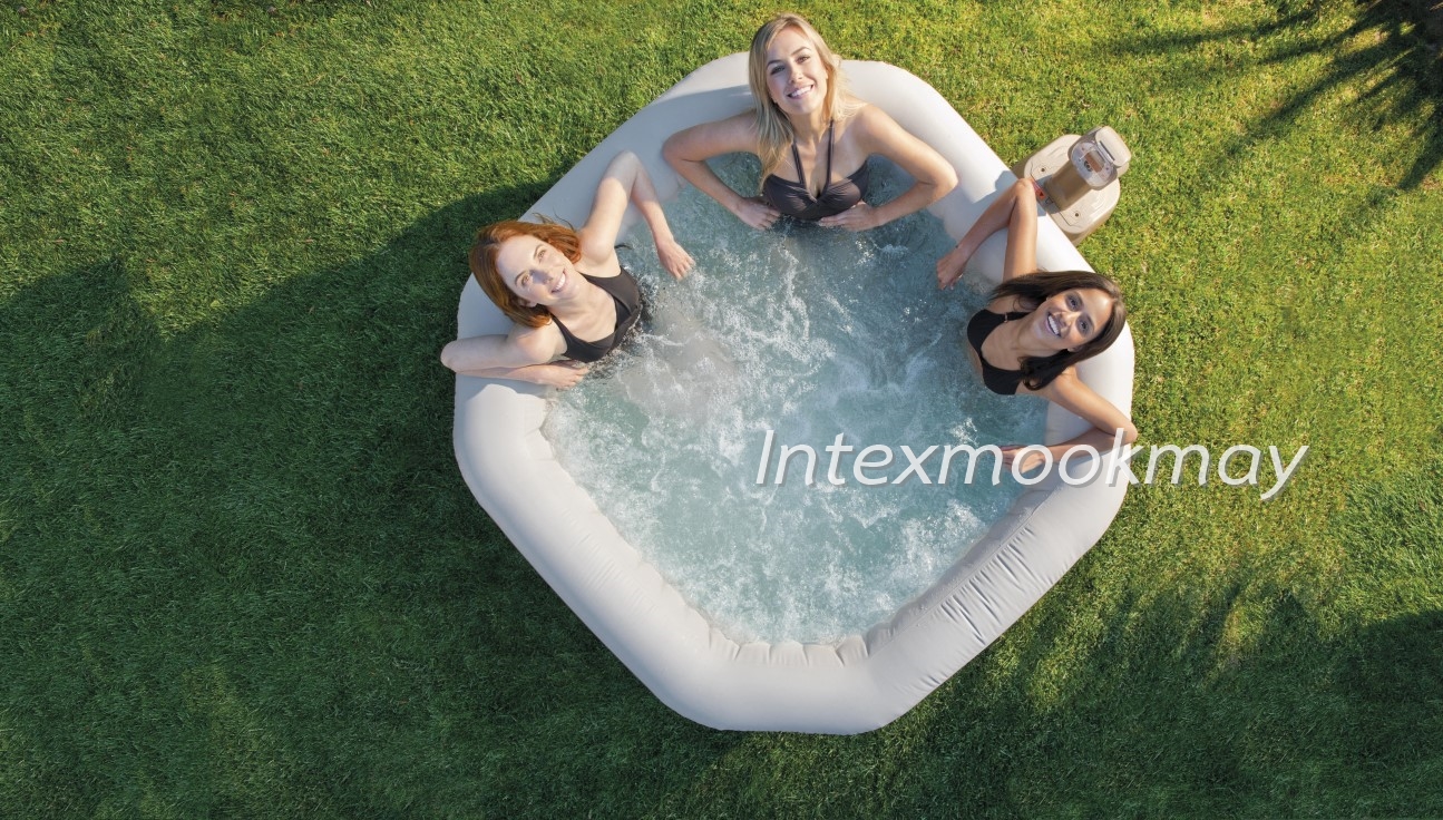 Intex PureSpa Jet & Bubble deluxe for 4 person (สปาสำหรับ 4 คน) 28454