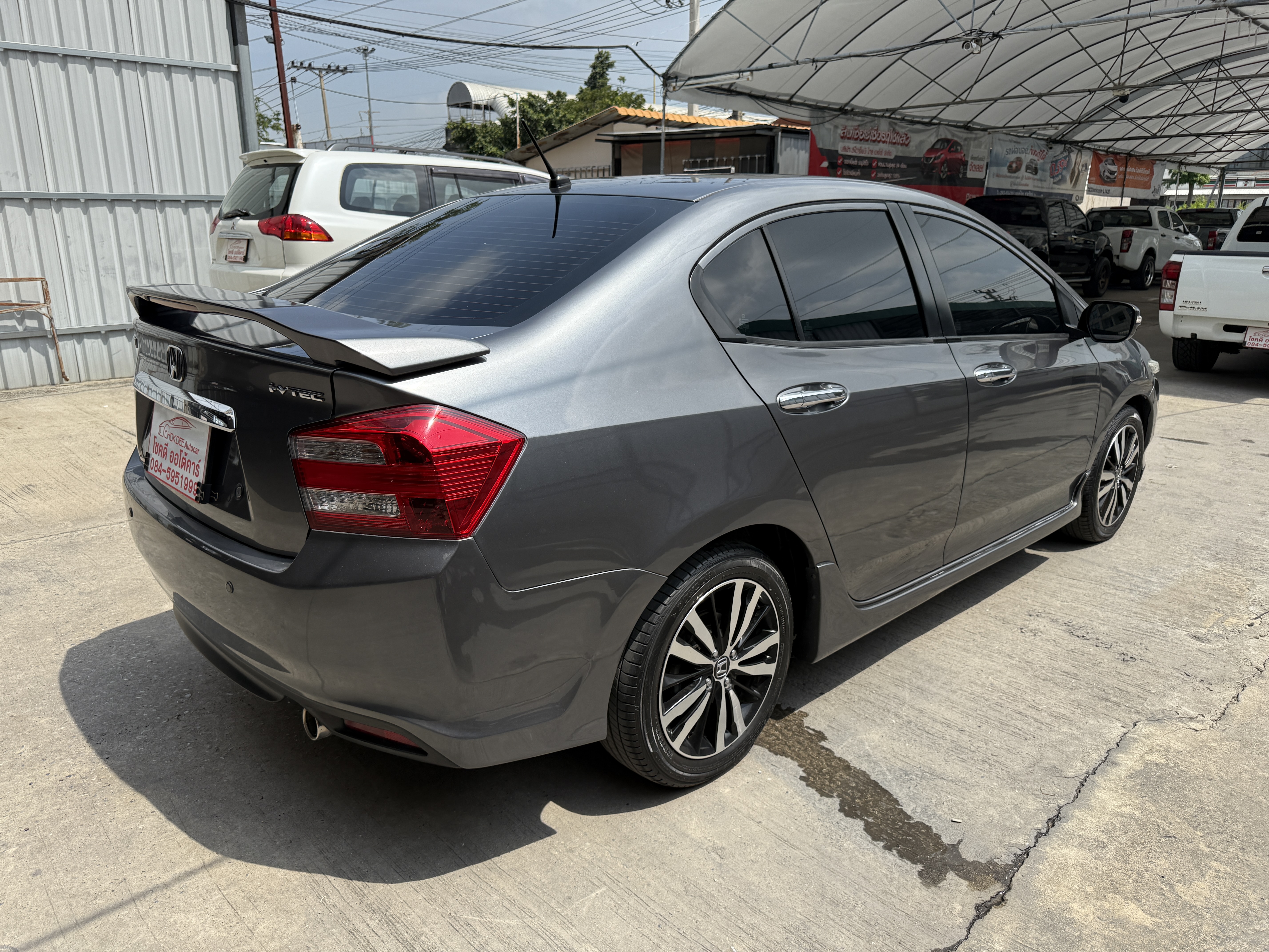 Honda City 1.5 SV At 2013 เทาดำ