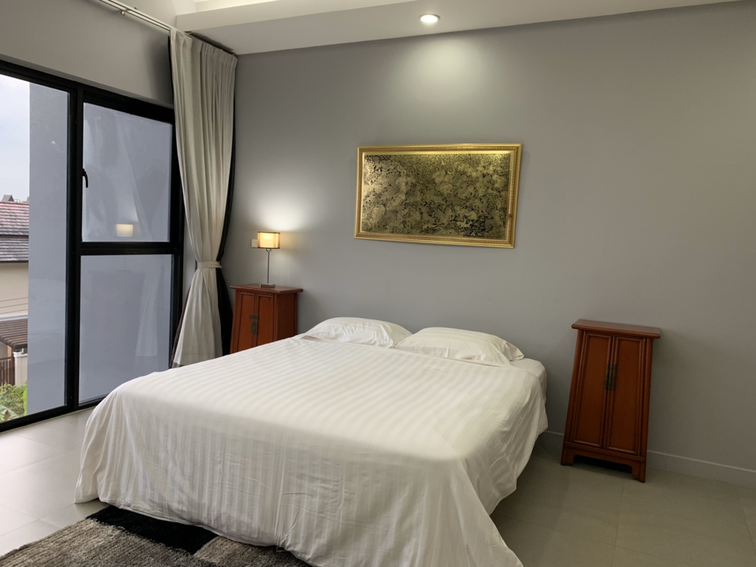 For Rent : Chalong, Private Pool Villa, Modren Style, 4 Bedrooms, Mountain view.