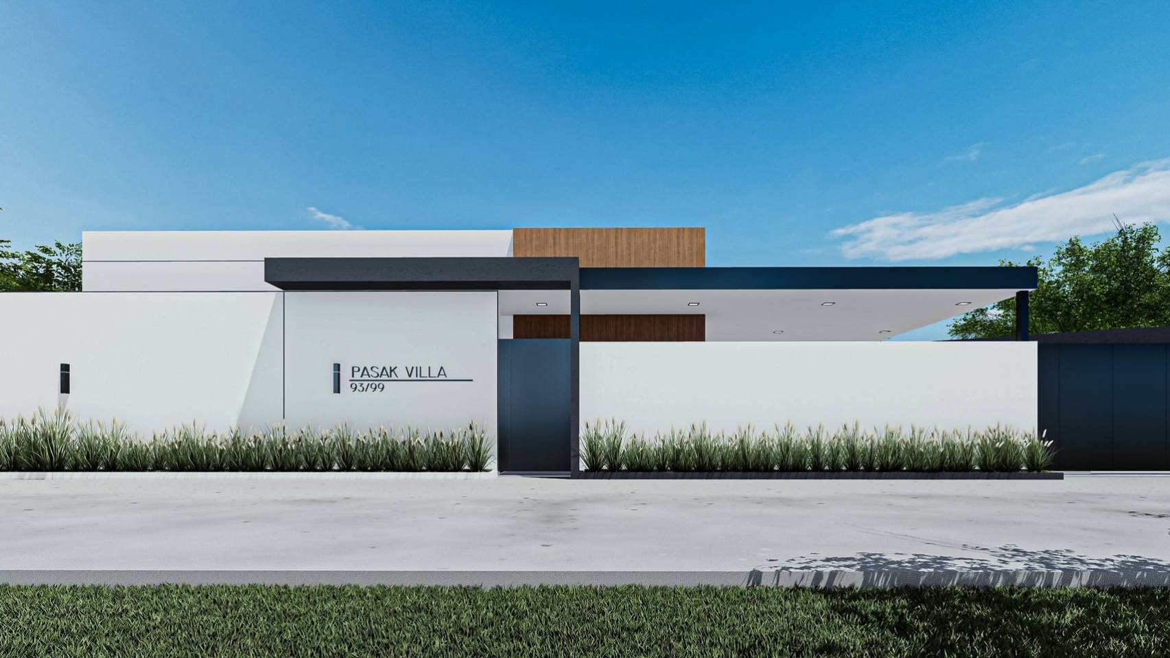 For Sale : Pasak, Private pool villa modern style, 3 Bedrooms 2 Bathrooms