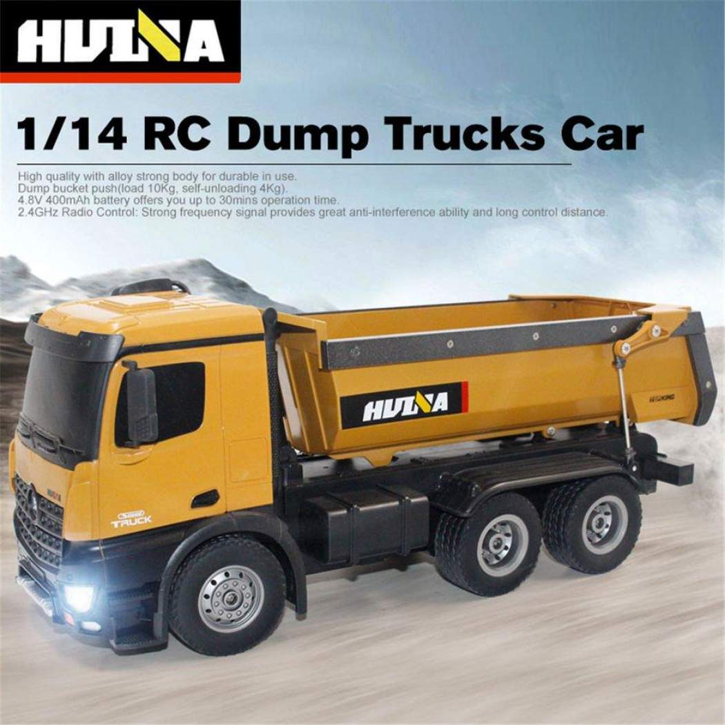 รถดั๊มเหล็ก Huina 573 scale 1/14 RTR คลื่น 2.4GHz 10 channel