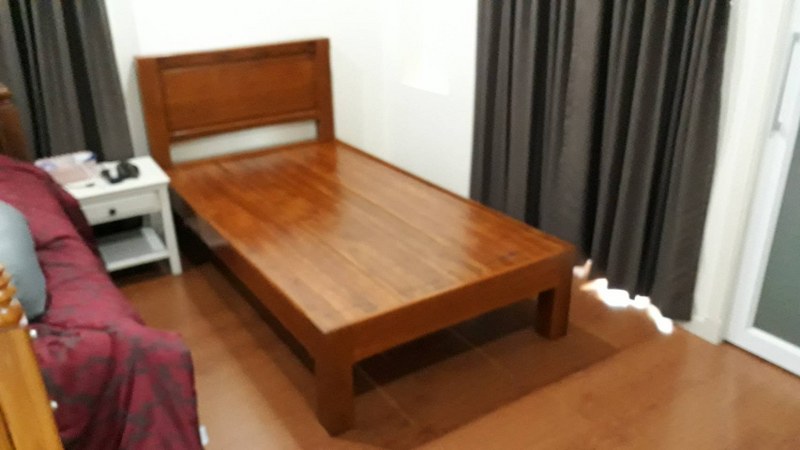 เตียงเต้าหัวตรง คอเปิด ท้ายโล้น