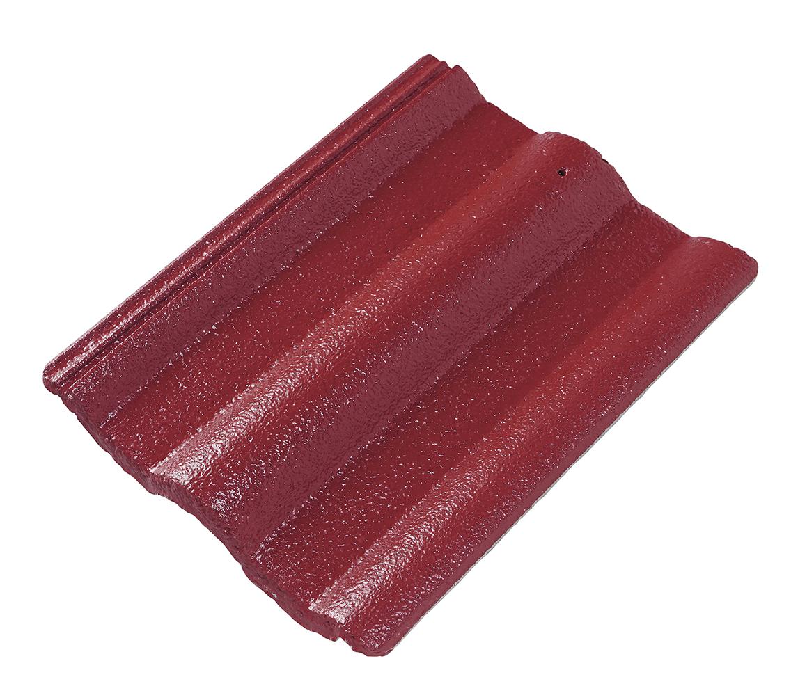 กระเบื้องหลังคาคอนกรีต เอสซีจี รุ่นซีแพค ลอนElanana สีแดงกุหลาบ