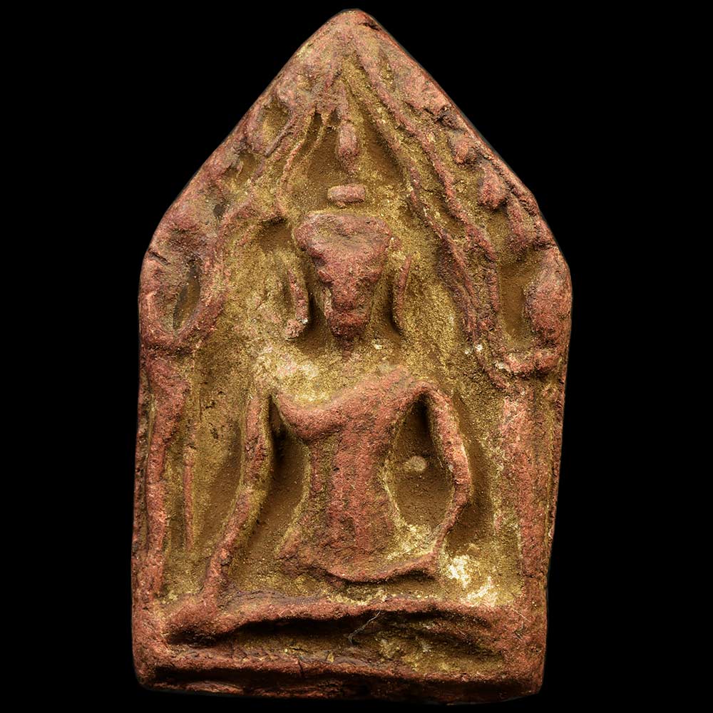 ขุนแผนแขนอ่อน หลังจีวร หลวงปู่สรวง เนื้อศิลาปราสาท ปี19