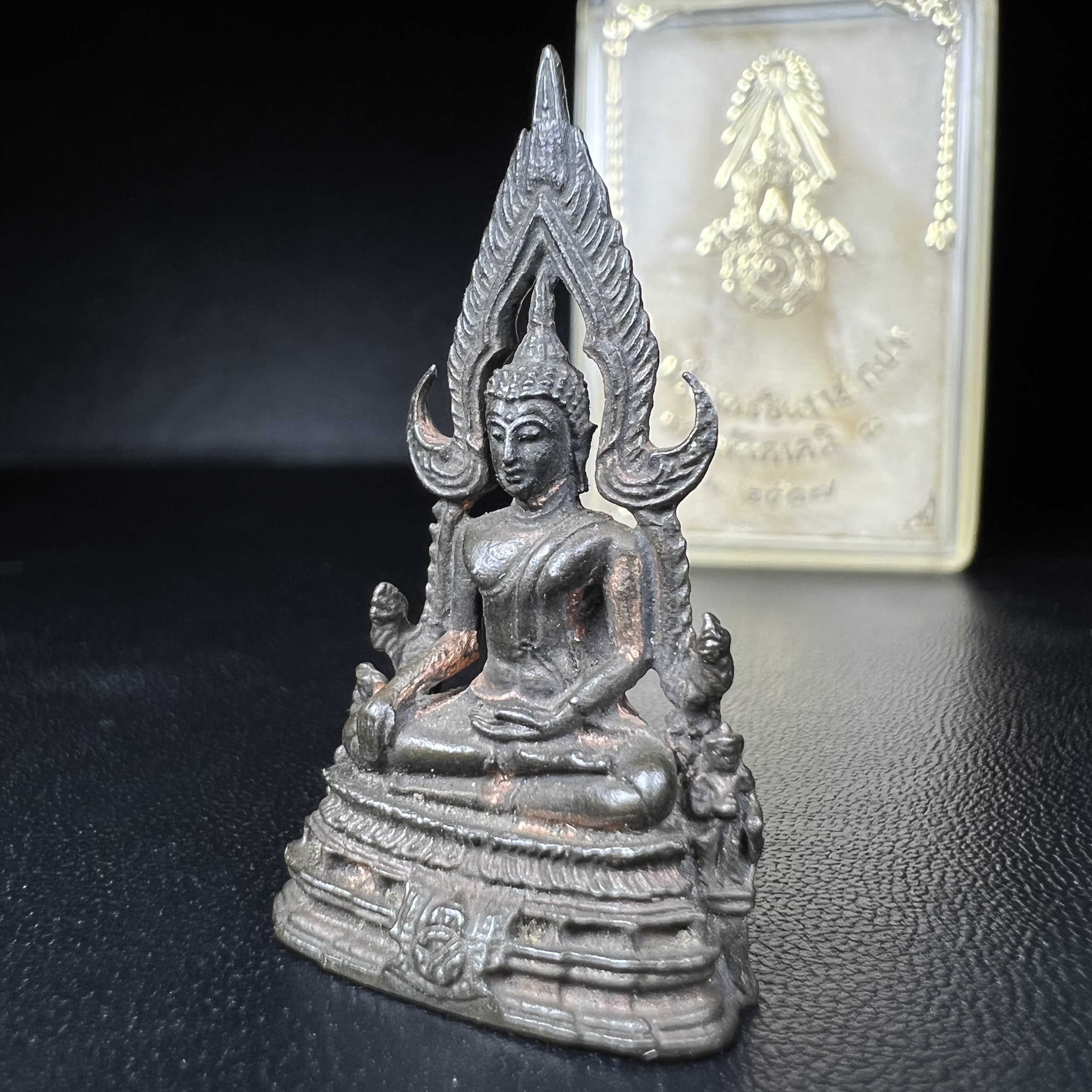 กริ่งพระพุทธชินราช ภปร. กองทัพภาคที่3จัดสร้าง ปี2517 เนื้อนวโลหะกล่องเดิม(คัดสภาพสวย)(หายาก)(ในหลวง ร.9 เสด็จในพิธี)