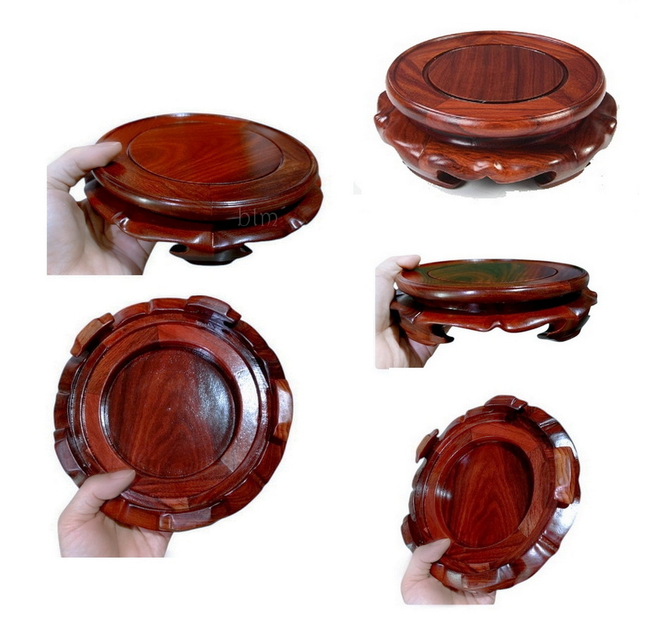 ฐานหรือกี๋ไม้สไตล์จีน ทรงกลม