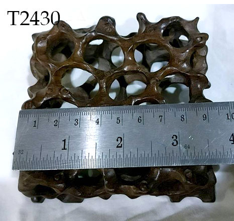 กี๋หรือฐานไม้สไตล์ธรรมชาติ สี่เหลี่ยมจัตุรัส อันละ