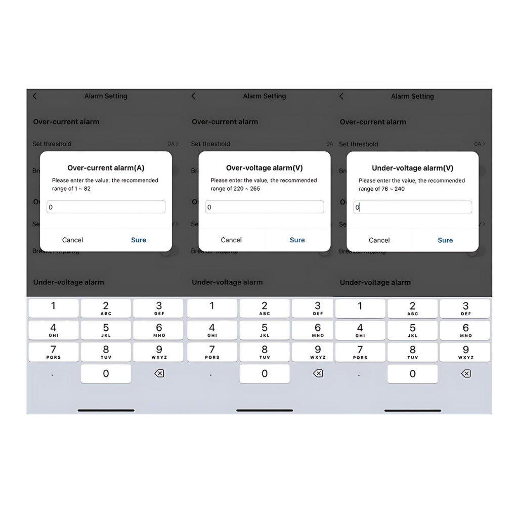 EARU รุ่น EAWCBT-P มิเตอร์ดิจิตอล ดูและตั้งค่าผ่านแอพได้ VA Protector ตัดไฟตก ไฟเกิน กระแสเกิน มัลติมิเตอร์