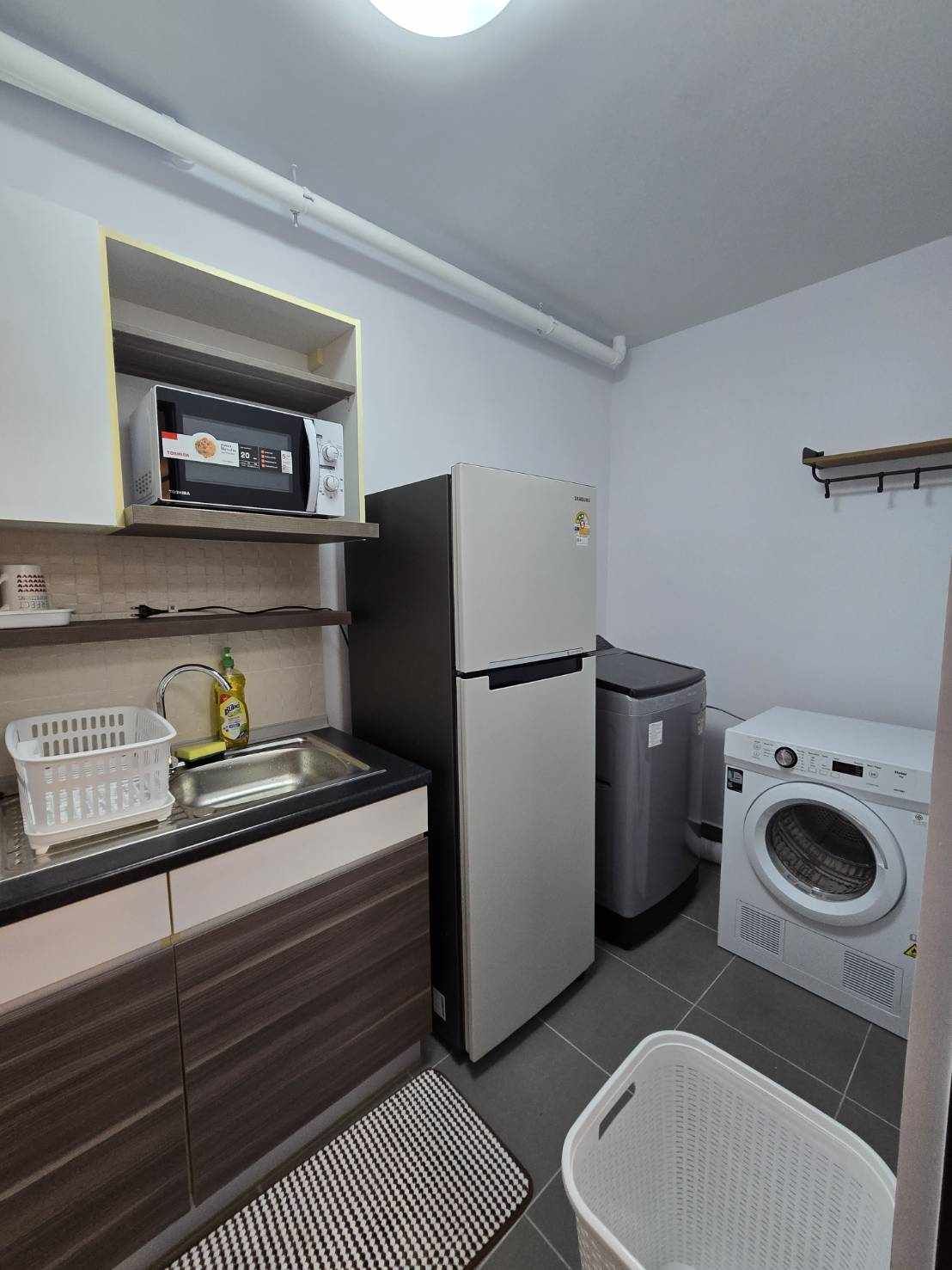 For Rent : Talad Yai, Supalai Vista, 2 Bedroom 1 Bathroom, 12th flr.