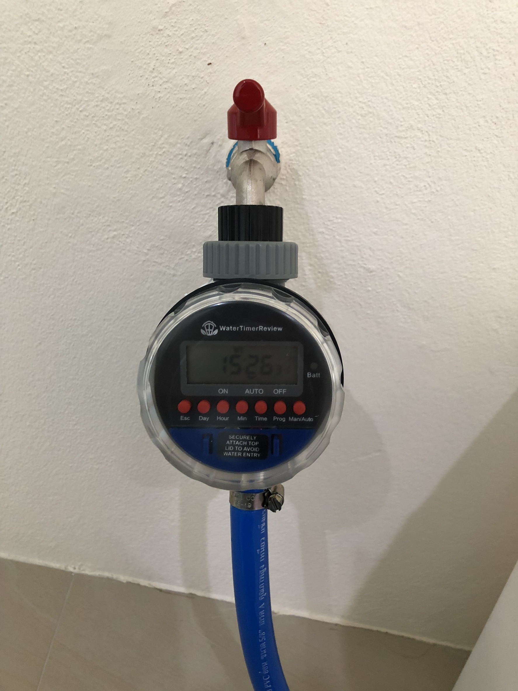 เครื่องตั้งเวลาเปิดปิดน้ำอัตโนมัติ รุ่นดิจิตอล บอลวาล์ว ไม่รวมถ่าน WTR-102-NB (ส่งฟรี EMS)