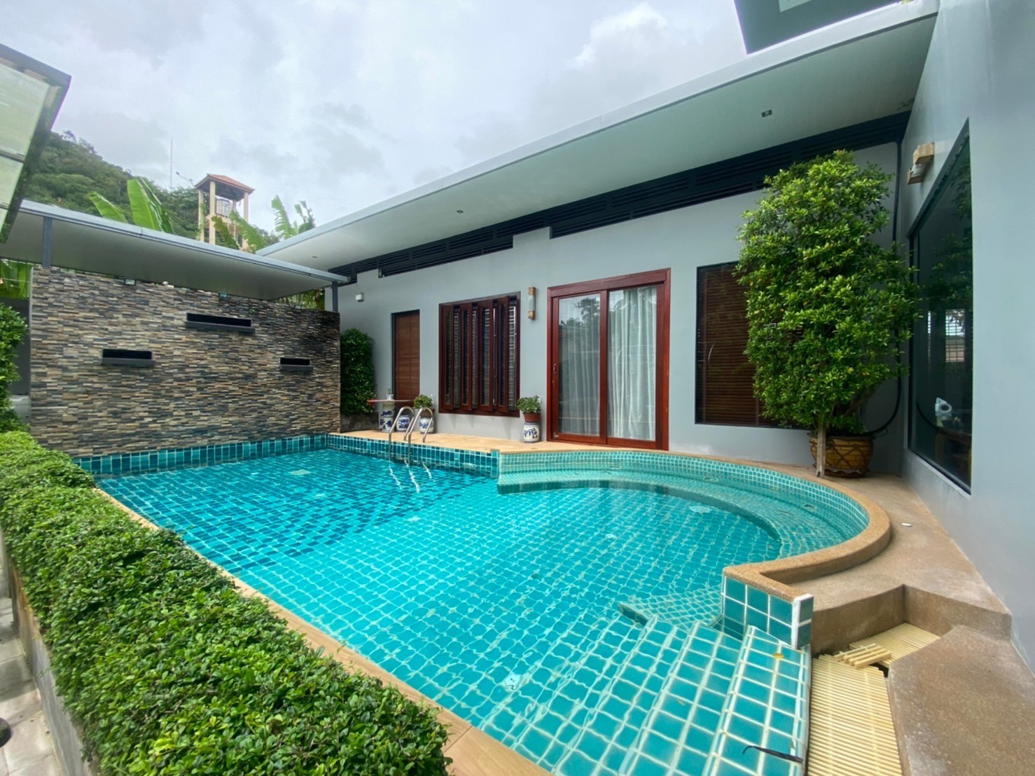 For Rent : Phuket Town, Private Pool Villa @Soi Suksanti 4, 3 bedrooms 4 bathrooms
