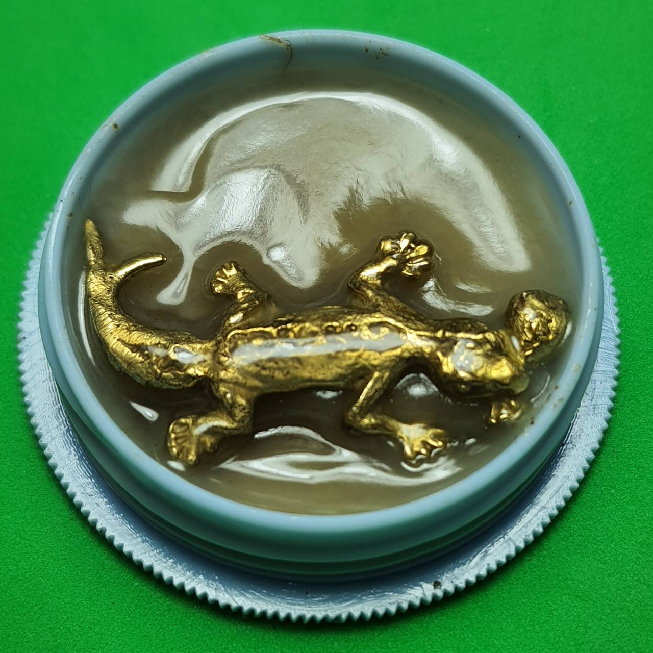 ของนำโชค สีผึ้งจิ้งจกสองหาง คาบถุงเงินถุงทอง สีผึ้งโชคลาภ สีผึ้งค้าขาย สีผึ้งแท้ สีผึ้งของแท้