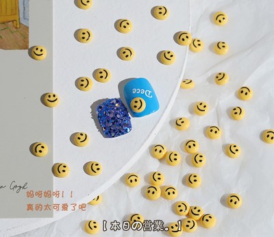 SKU-00784 หน้ายิ้มวงกลม ขนาด 6mm (5 อัน)