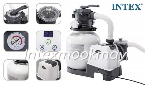 Intex 26646 เครื่องกรองระบบกรองทราย สำหรับสระ กลม 18/เหลี่ยม 24 ฟุต