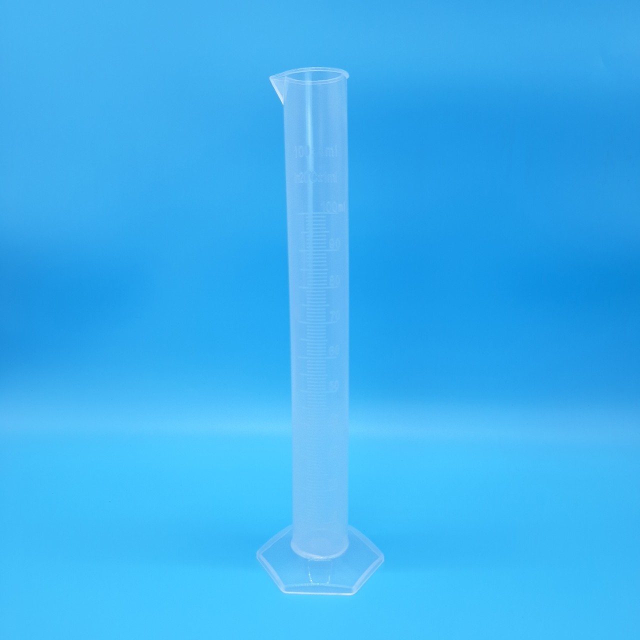 กระบอกตวงพลาสติก 50ml , 100ml , 250 ml , 500 ml , 1000 ml Cylinder Plastic (PP)