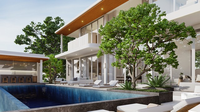 For Sale : Thalang, Luxury Private Pool Villa @Cherngtalay, 5 bedrooms, 5 bathrooms