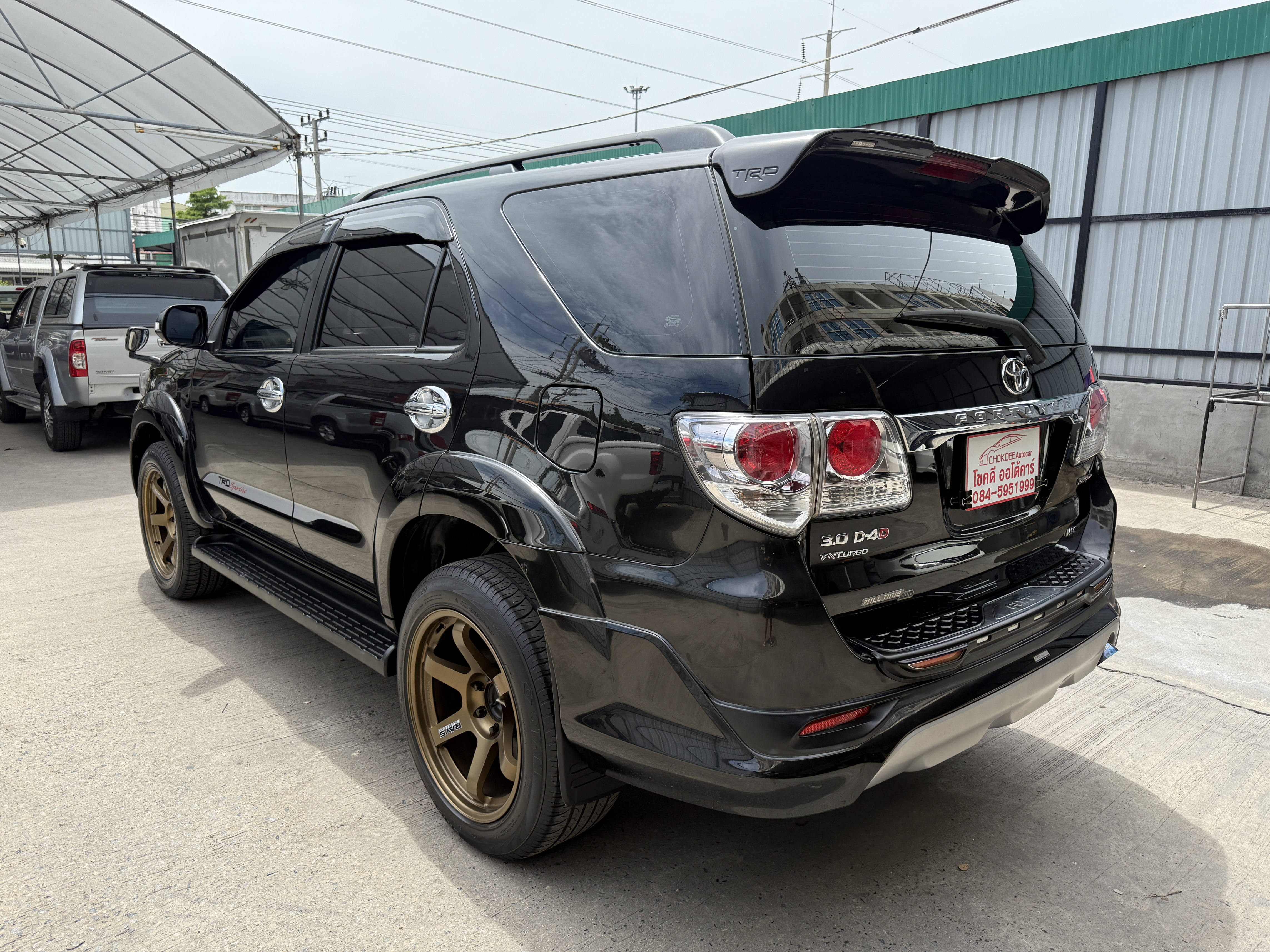 Toyota Fortuner Champ 3.0 V 4WD TRD Sportivo At 2012 ดำ