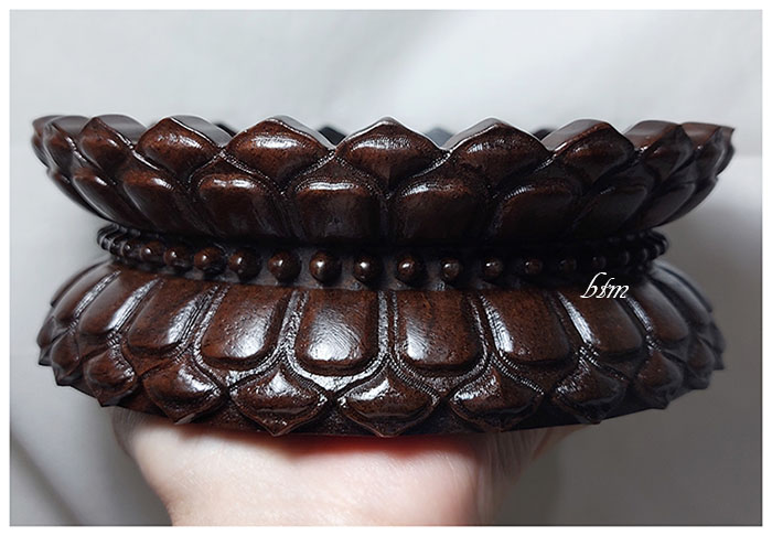 กี๋ ฐานบัว ฐานพระ สไตล์จีน ทรงกลม ท๊อป14.5cm