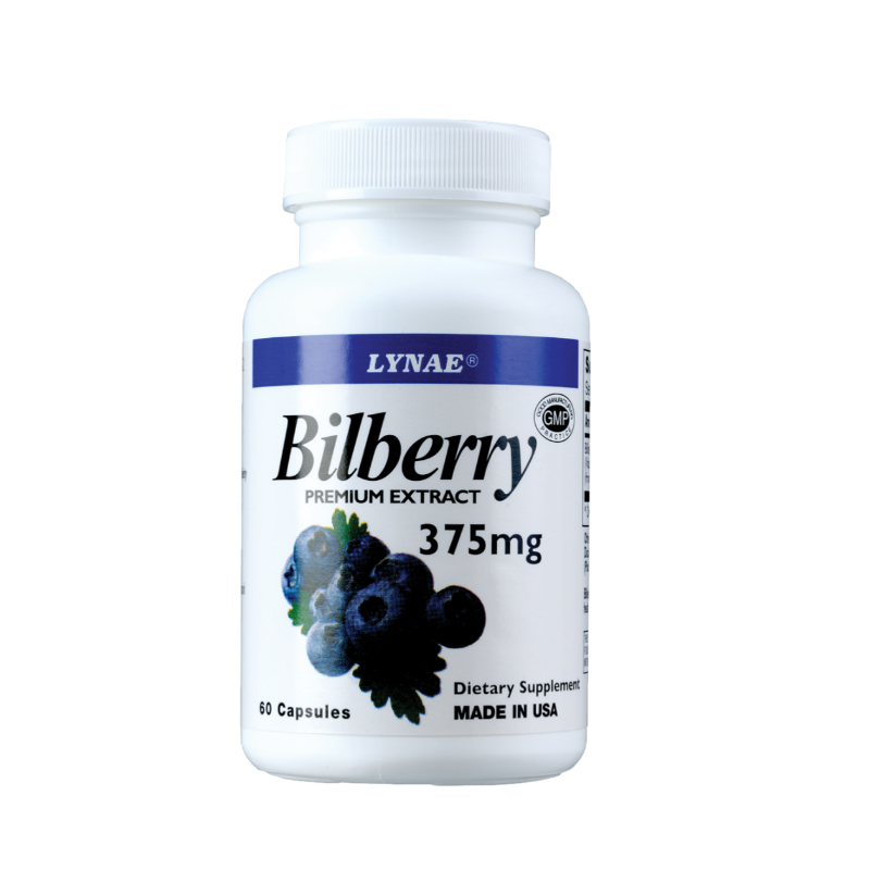Lynae bilberry 375mg. 60 capsules