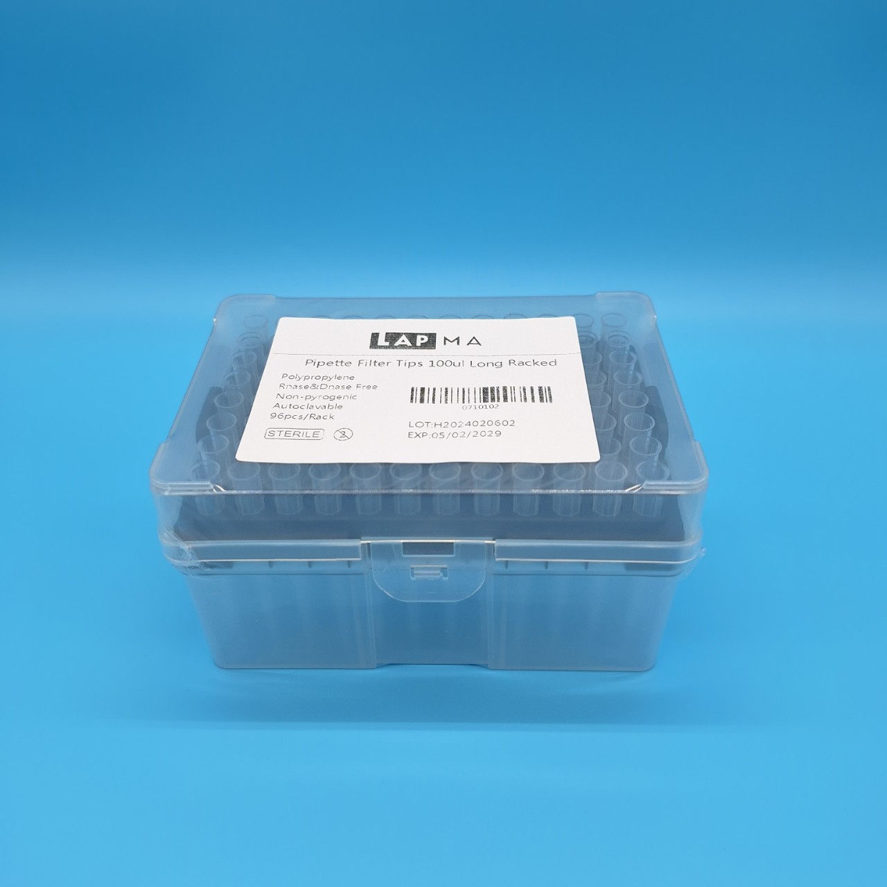 (ราคาต่อ96ชิ้น/Rack) Filter tip ทิปมีตัวกรองแบบยาวปราศจากเชื้อ ขนาด 10 ,20 ,50,100,200,300,1000,1250 ไมโครลิตร