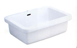 อ่างอเนกประสงค์ 24" COTTO C5241 ขอบบางขาว