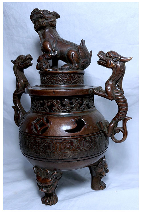 เตากำยาน ที่จุดกำยาน ของตกแต่งบ้านสไตล์จีน